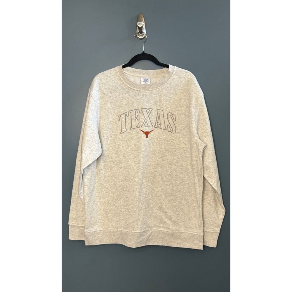 NWT NCAA Texas Longhorns Men's Large (42/44) Crew Neck Fleece Sweatshirt - L